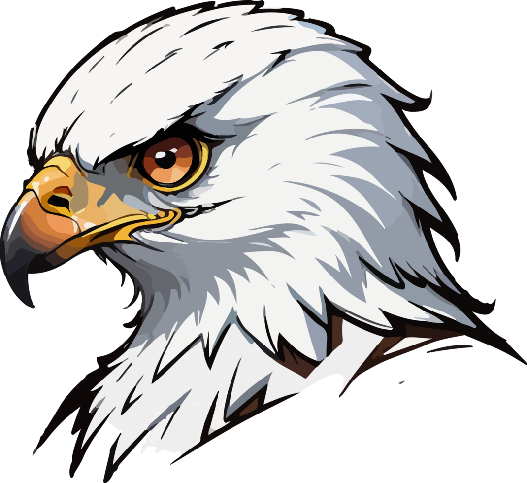Hawk Head Mascot Design Logo AI Generative png