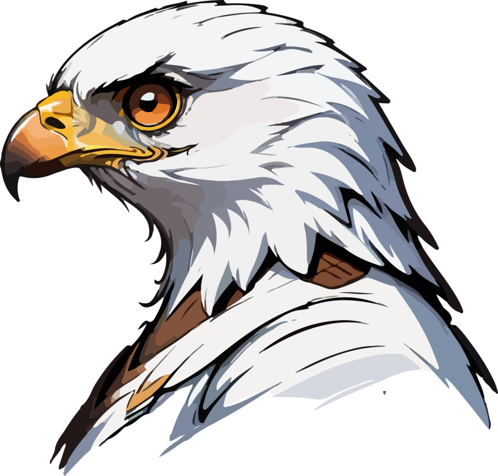 Hawk Head Mascot AI Generative png