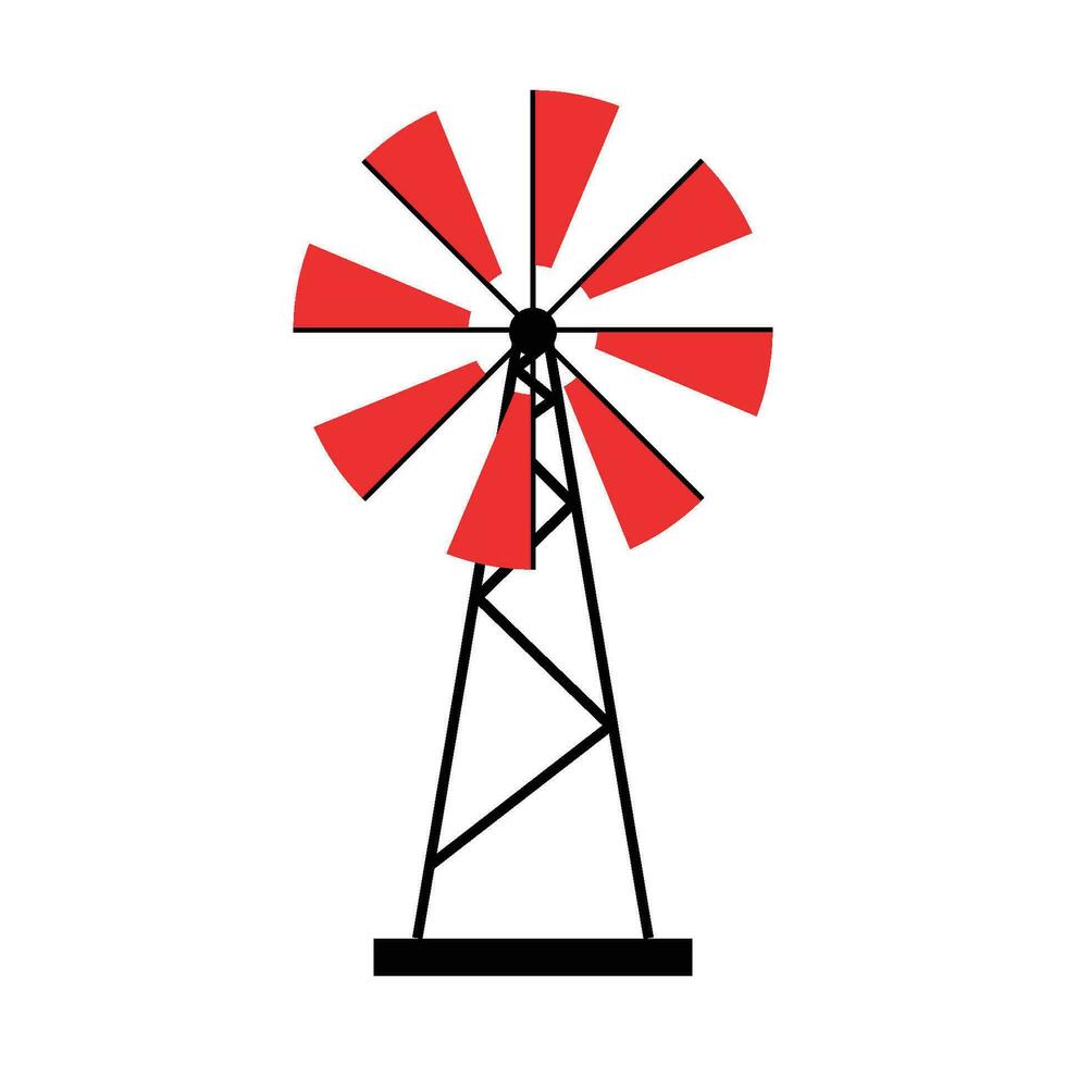 windmill icon vector