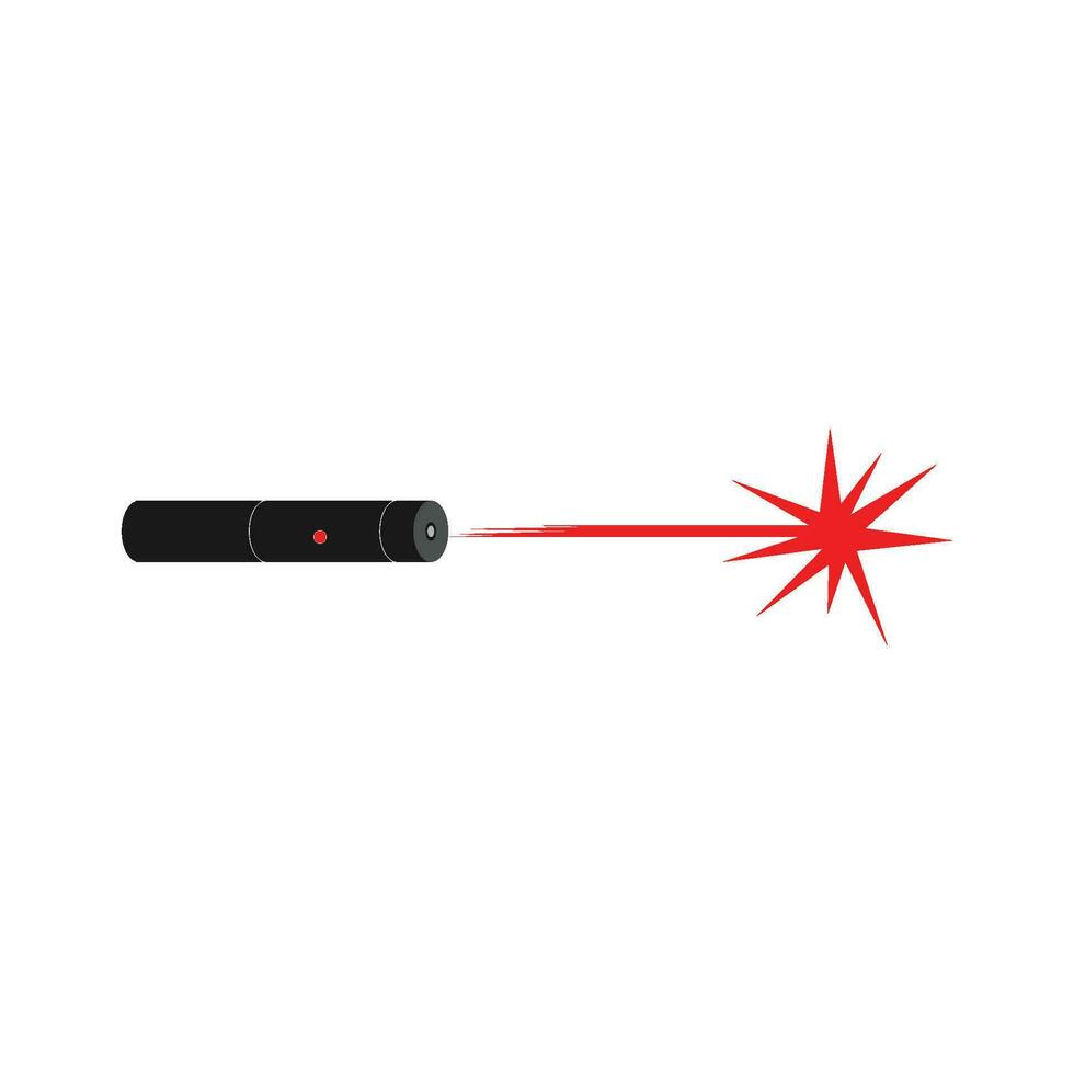 Laser pointer icon vector