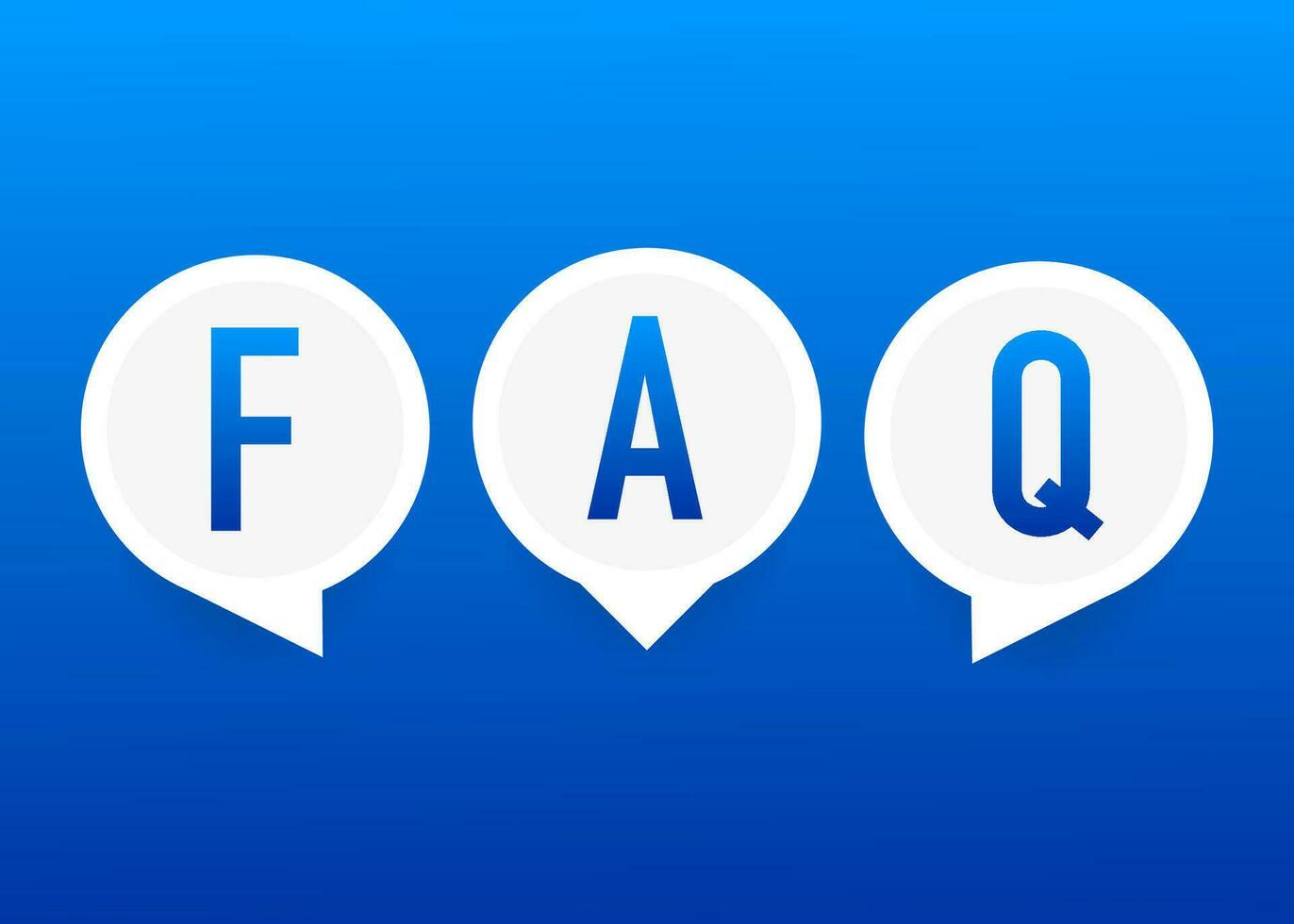 Frequently Asked Questions FAQ Label vector