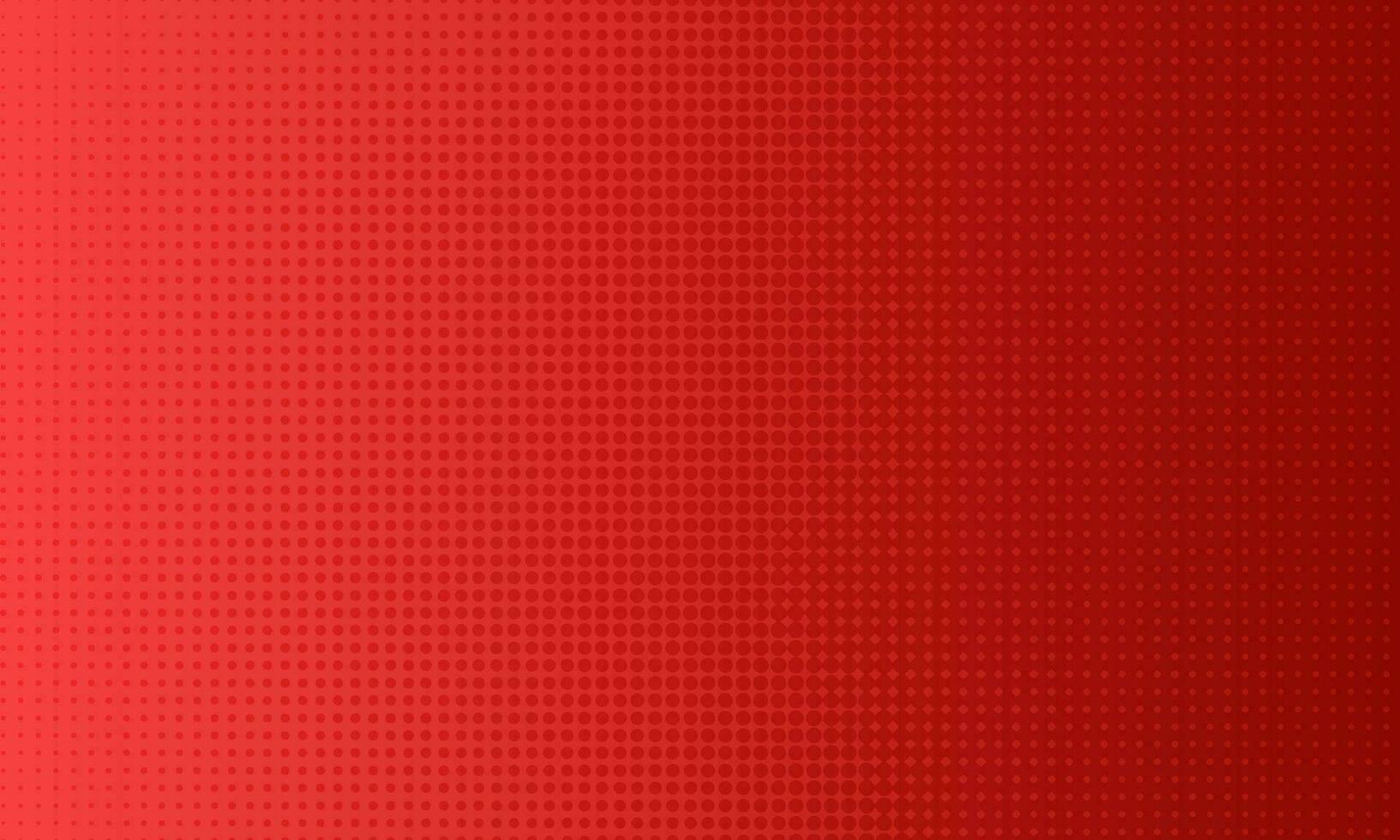 Abstract halftone dots dotted background in red colors. vector