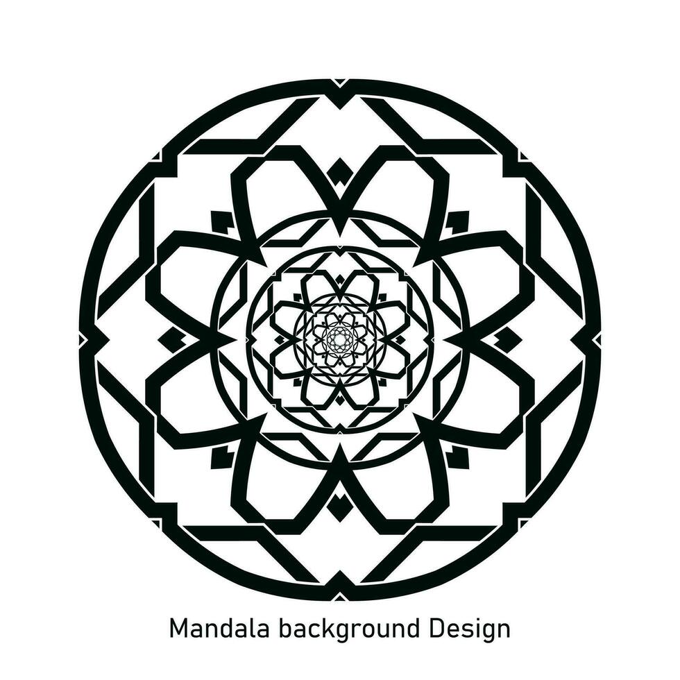 lujo ornamental mandala antecedentes diseño.redondo mandala aislado antecedentes. arabesco modelo Arábica islámico este estilo antecedentes. vector diseño.