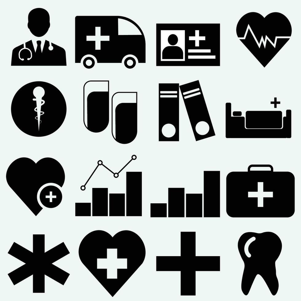 Medical Icons Set vector
