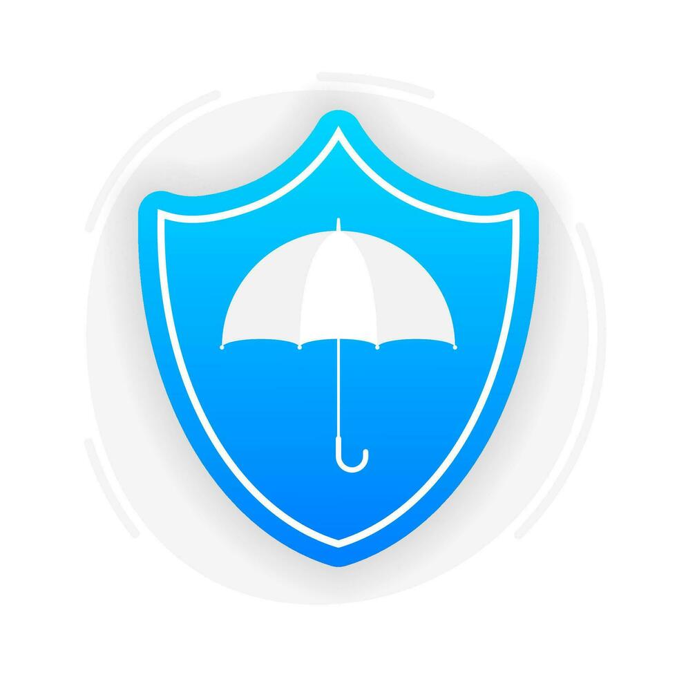 Insurance concept. Insurance policy. Money Guarantee. Vector illustration.