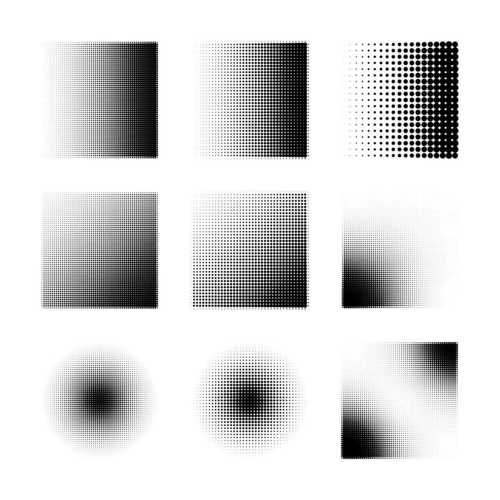 Halftone Dots Texture. Circle halftone. Comic dotted pattern. Vector illustration.