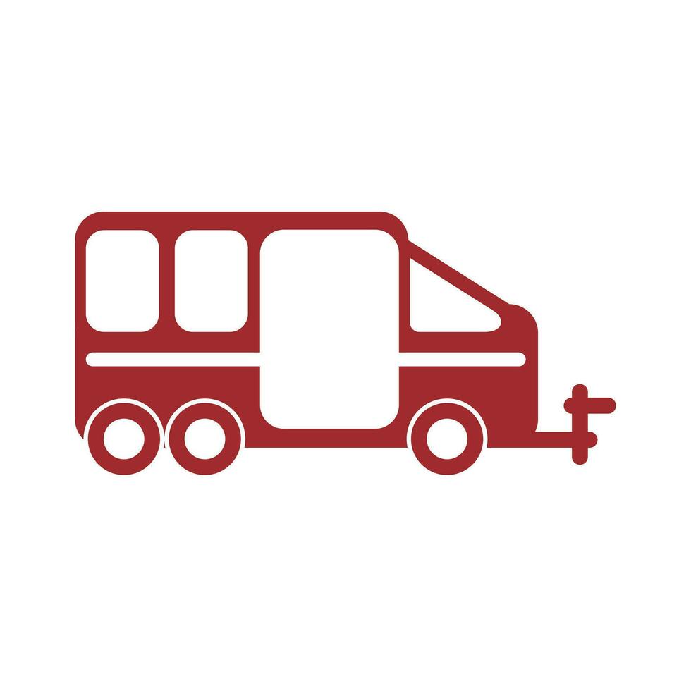 caravana tren icono vector aislado en blanco antecedentes para tu web y móvil aplicación diseño, caravana logo concepto