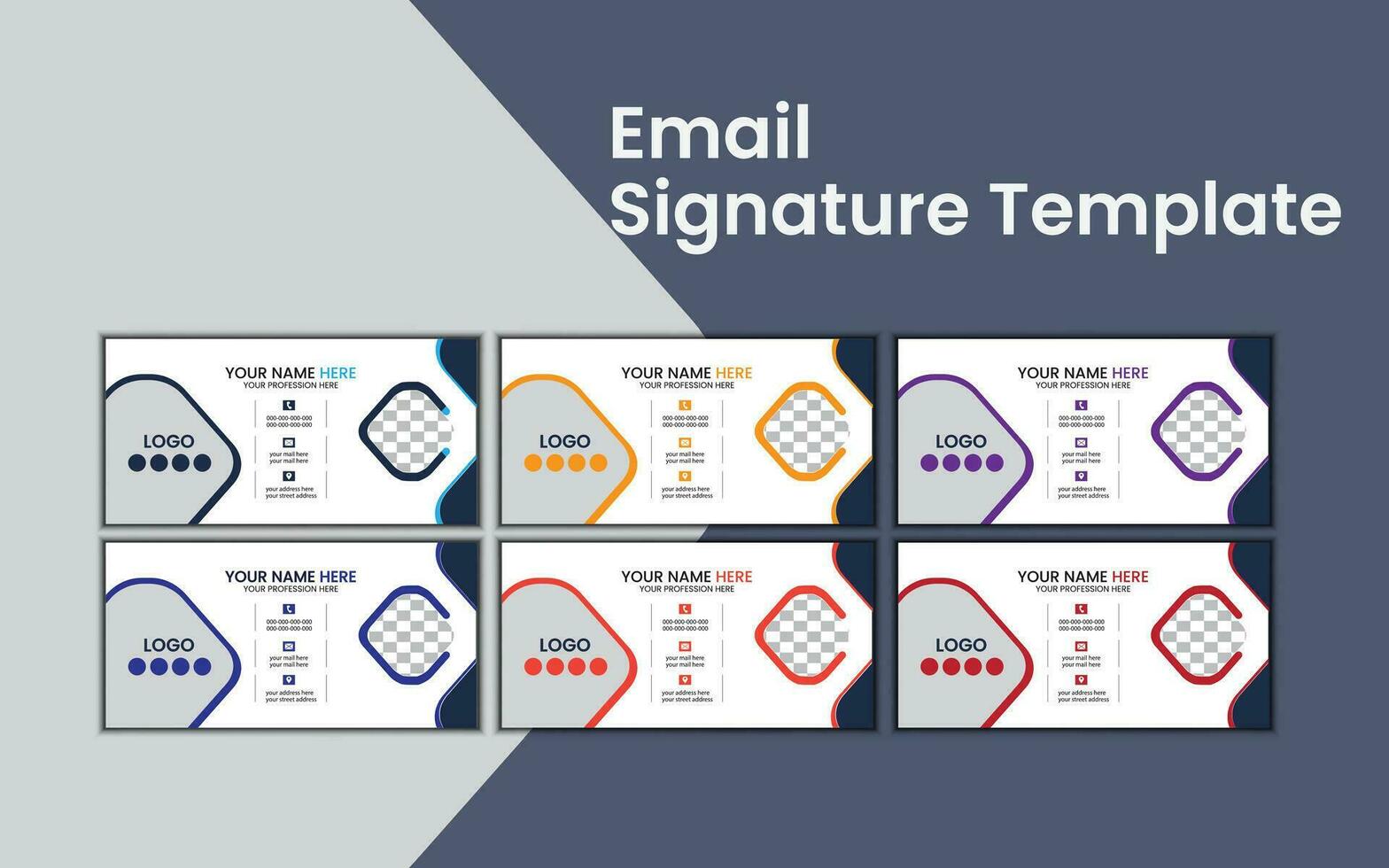 simple email signature template design 34347030 Vector Art at Vecteezy simple email signature template design 34347030 Vector Art at Vecteezy