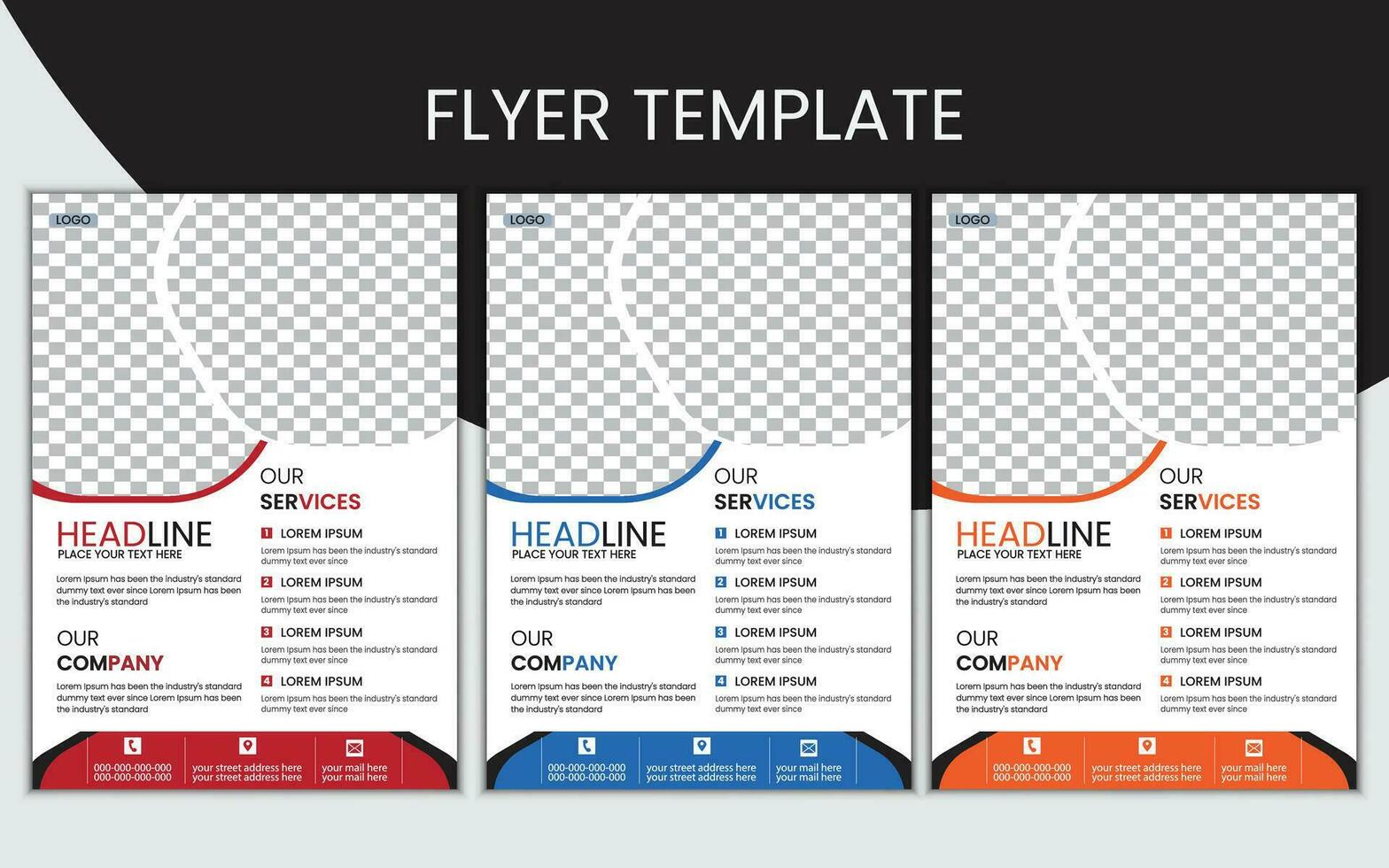 simple flyer template design. 34347031 Vector Art at Vecteezy