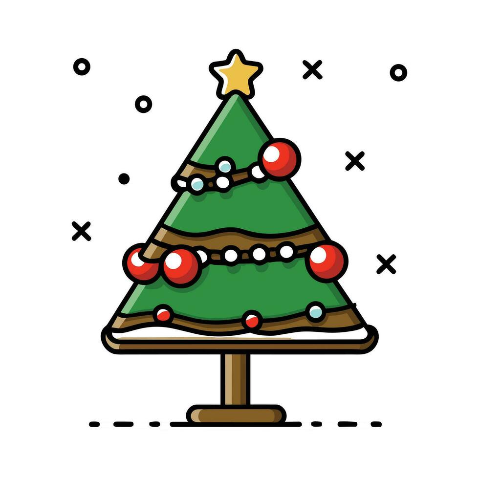 Navidad libro árbol sublimación haz vector