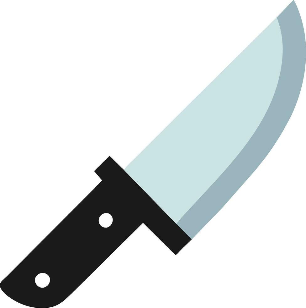knife icon clipart vector. kitchen knife isolated on white background vector