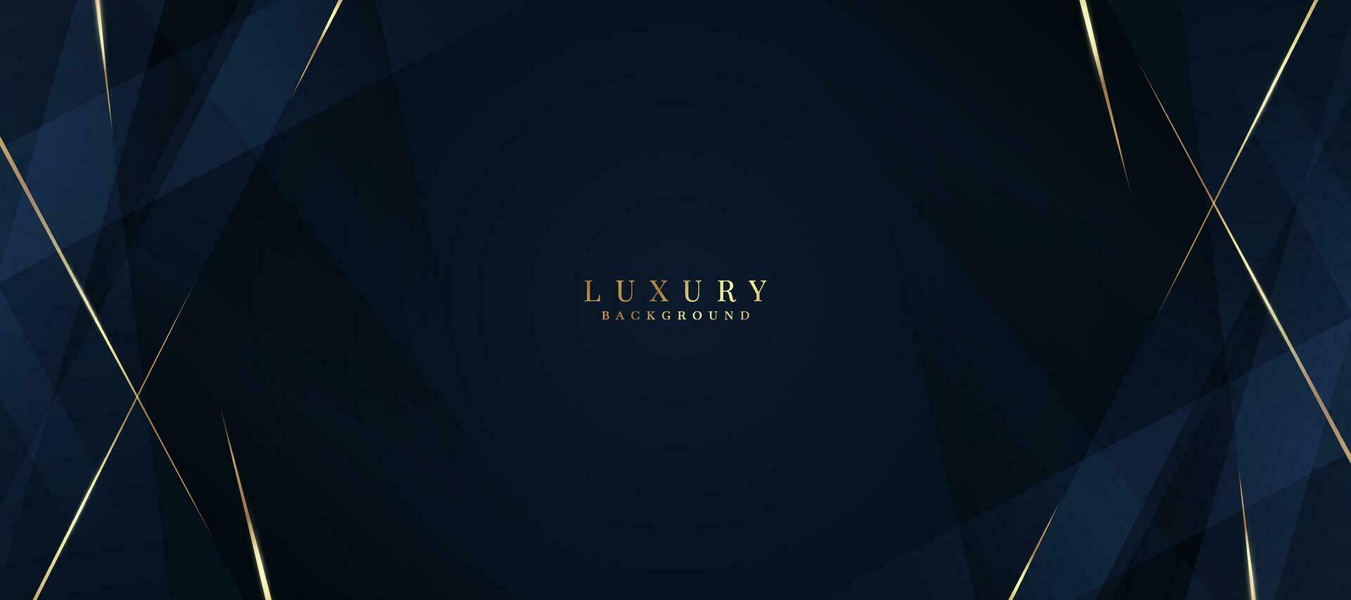 Luxurious dark blue background with sparkling gold and glitter. modern elegant abstract background vector