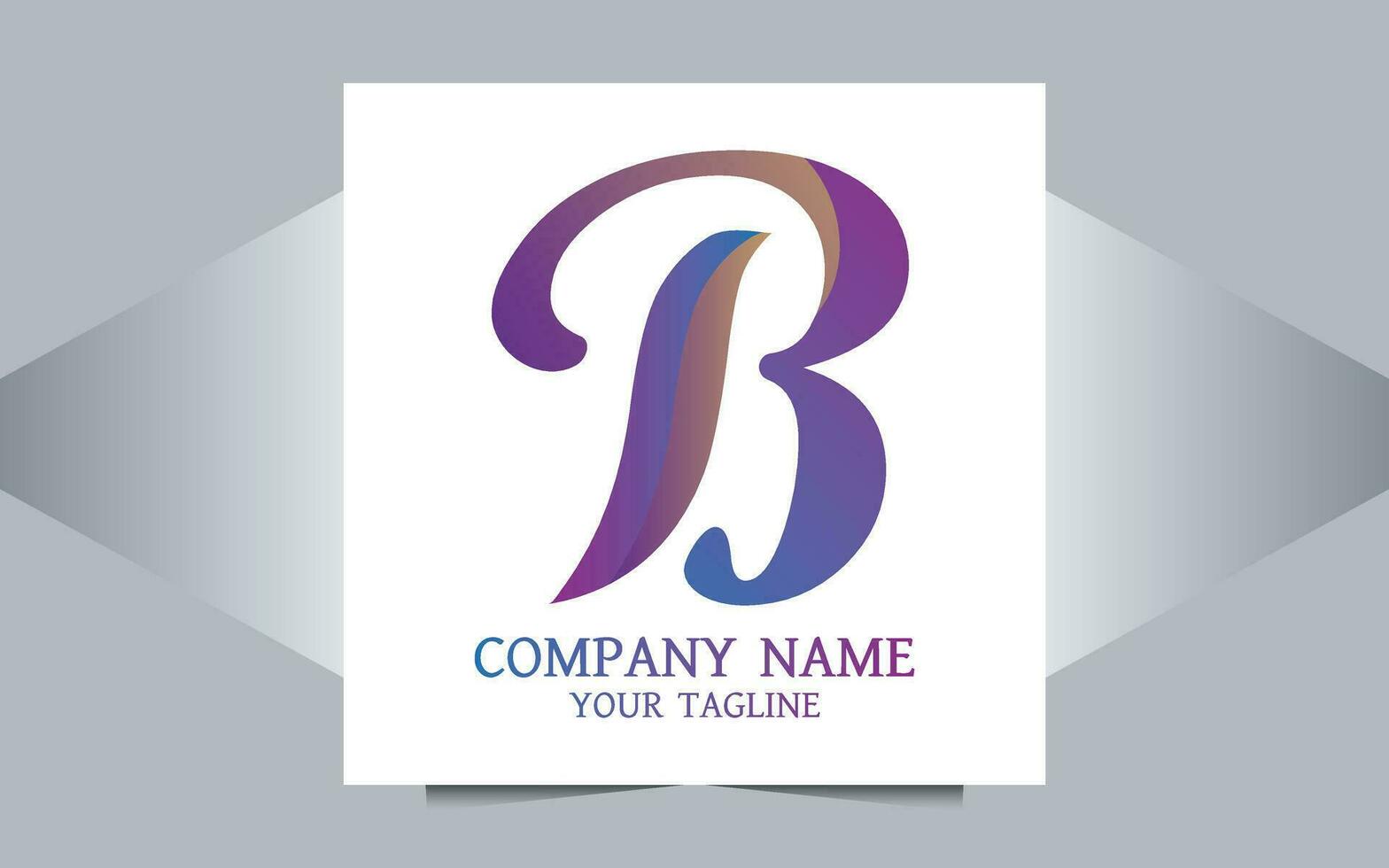 B letters logo vector design