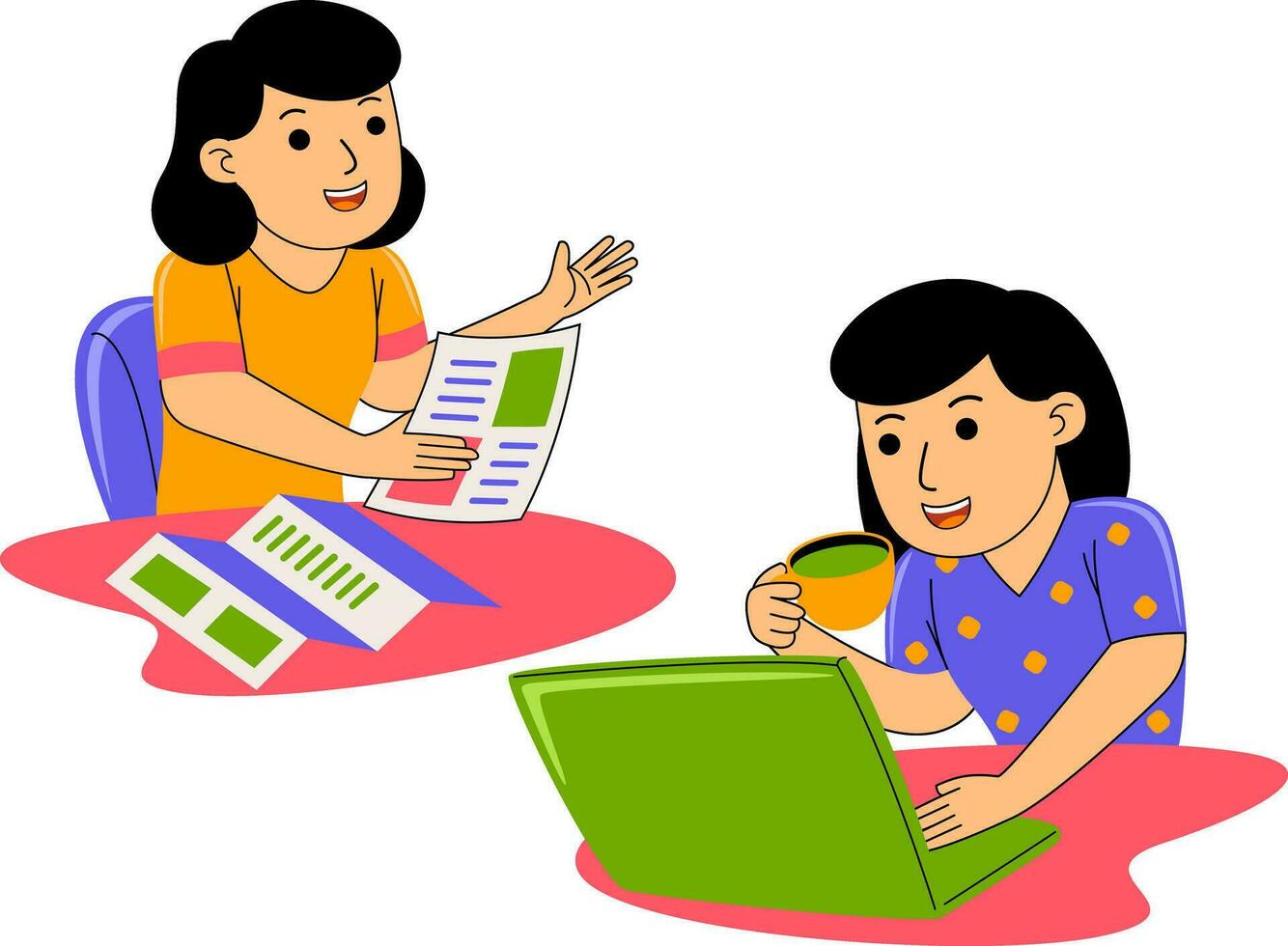 teamwork vector illustration