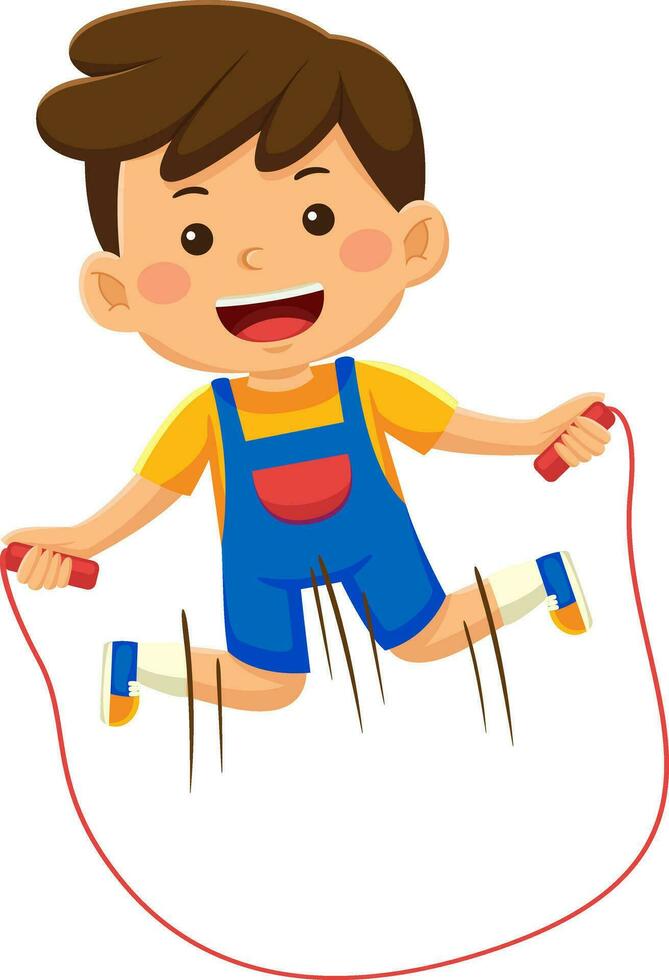 happy kids daily activity vector illustration