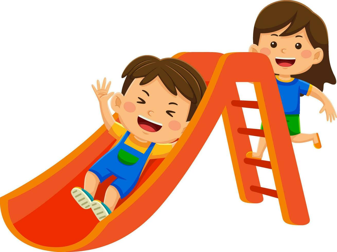 Happy Kids Daily Activity Vector Illustration 34350231 Vector Art At happy-kids-daily-activity-vector-illustration-34350231-vector-art-at