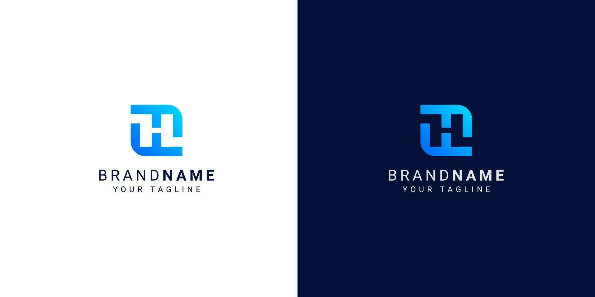 HF Letter Logo Design. Creative And Minimal FH Letters icon vector