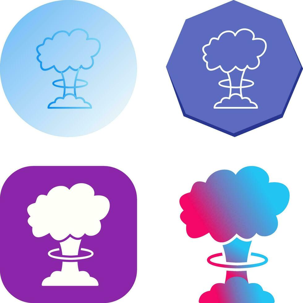 Unique Bomb Blast Vector Icon