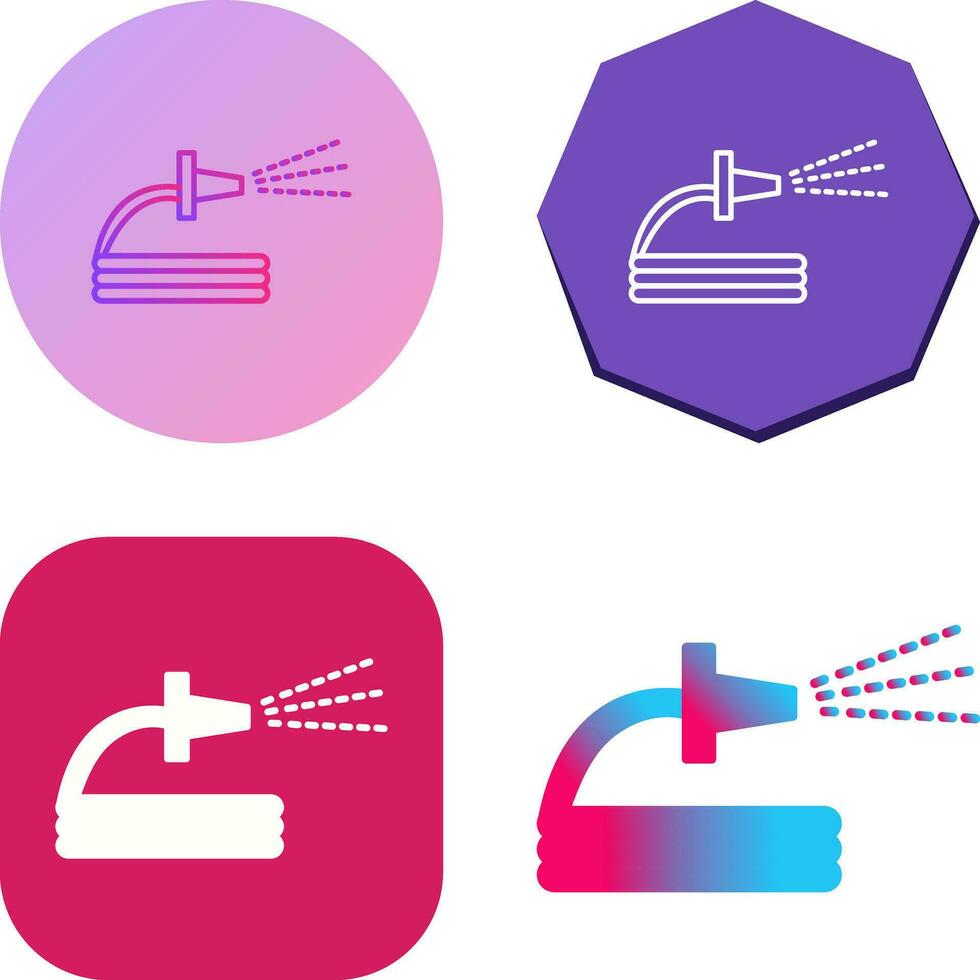 Unique Spraying Water Vector Icon