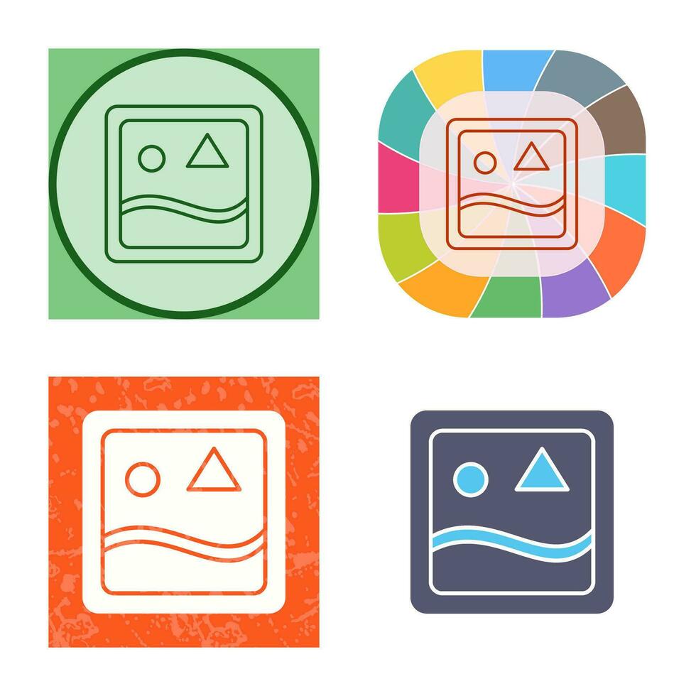 Unique Images Vector Icon
