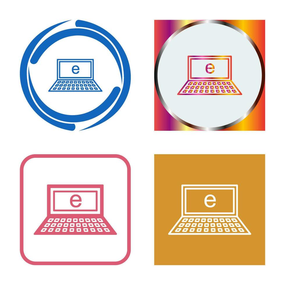 Unique Internet Vector Icon