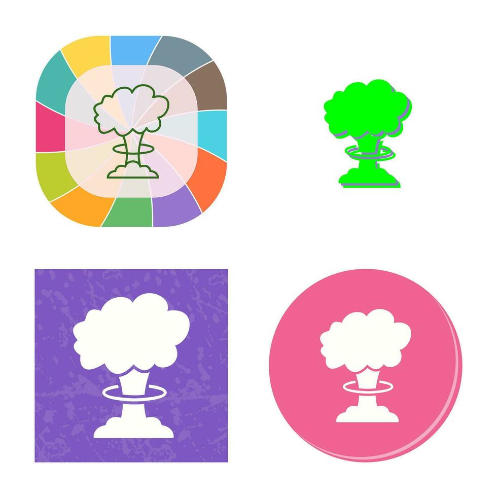 Unique Bomb Blast Vector Icon