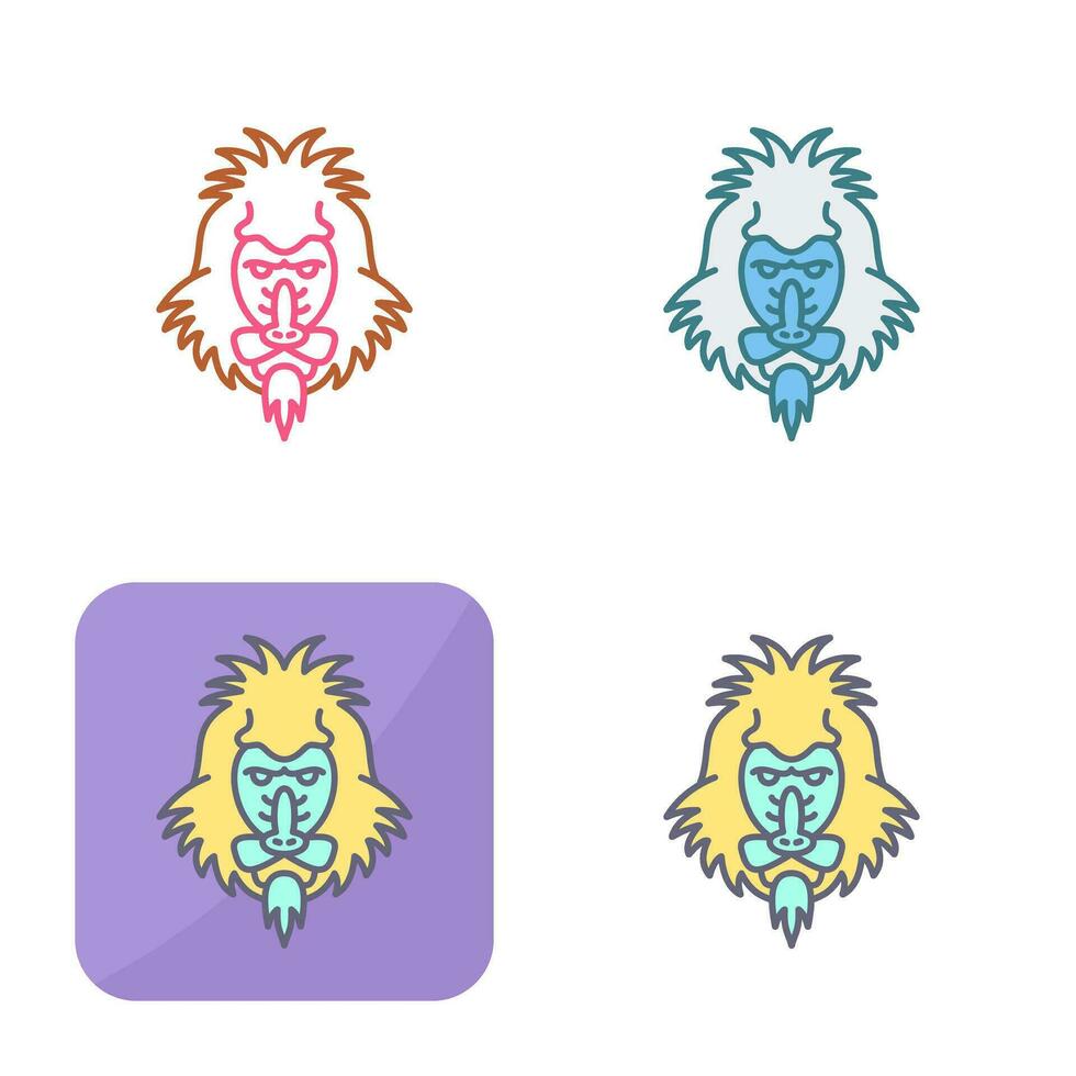 Mandrill Vector Icon