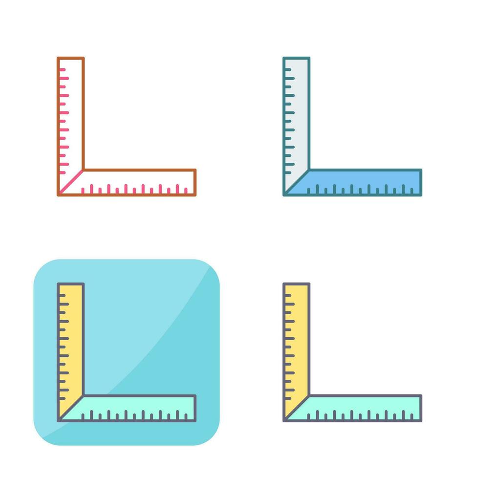 square Ruler Vector Icon
