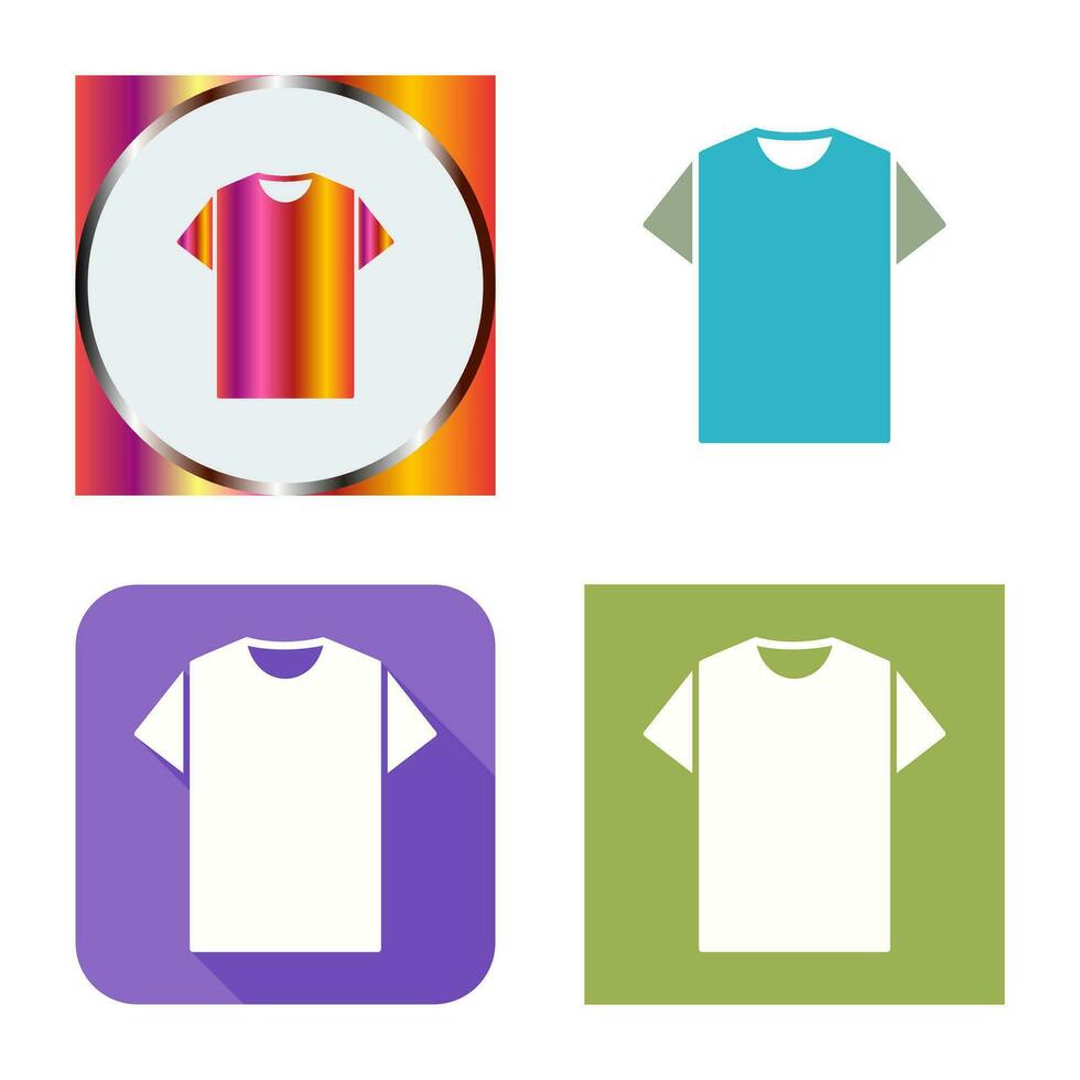 Plain T Shirt Vector Icon