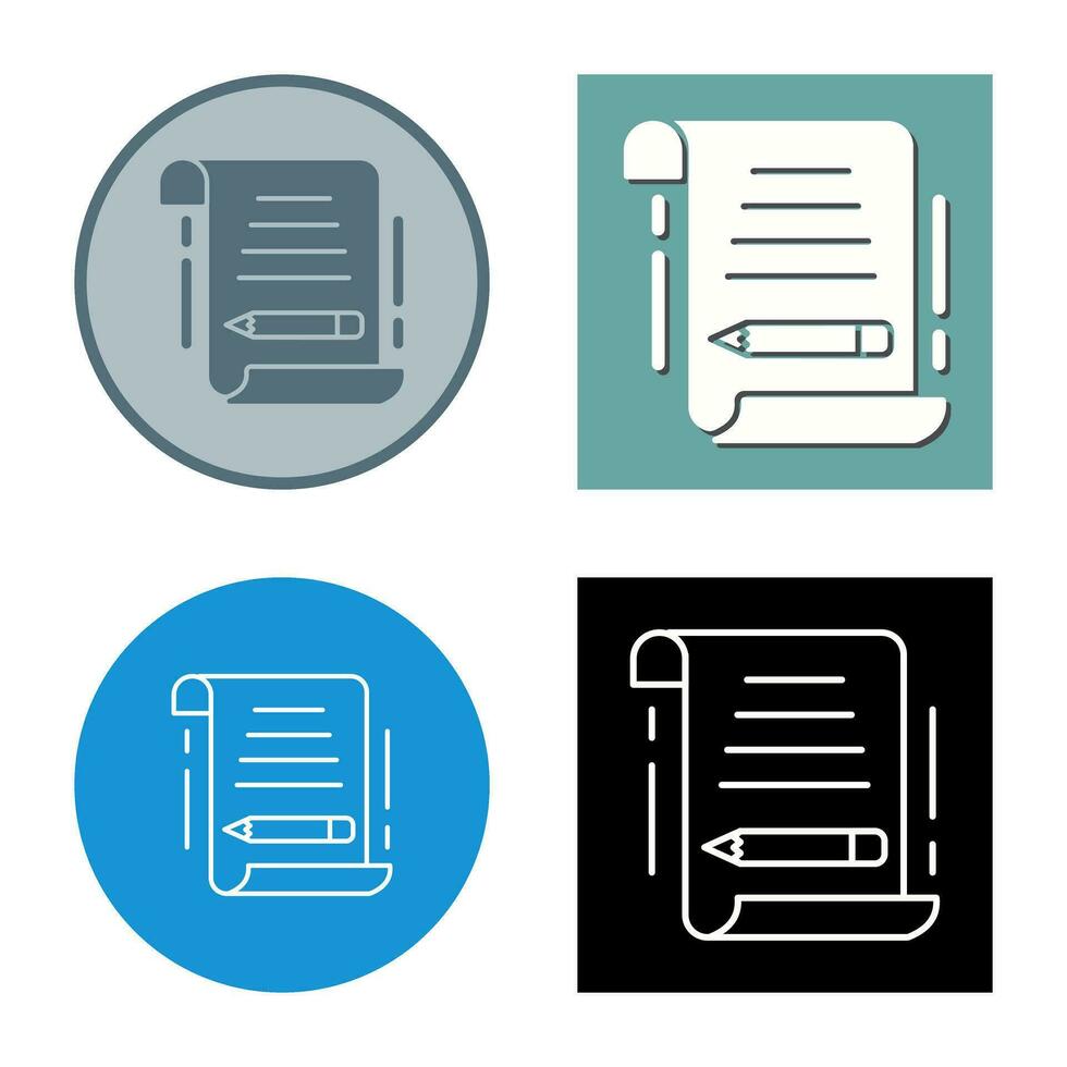 Write Vector Icon