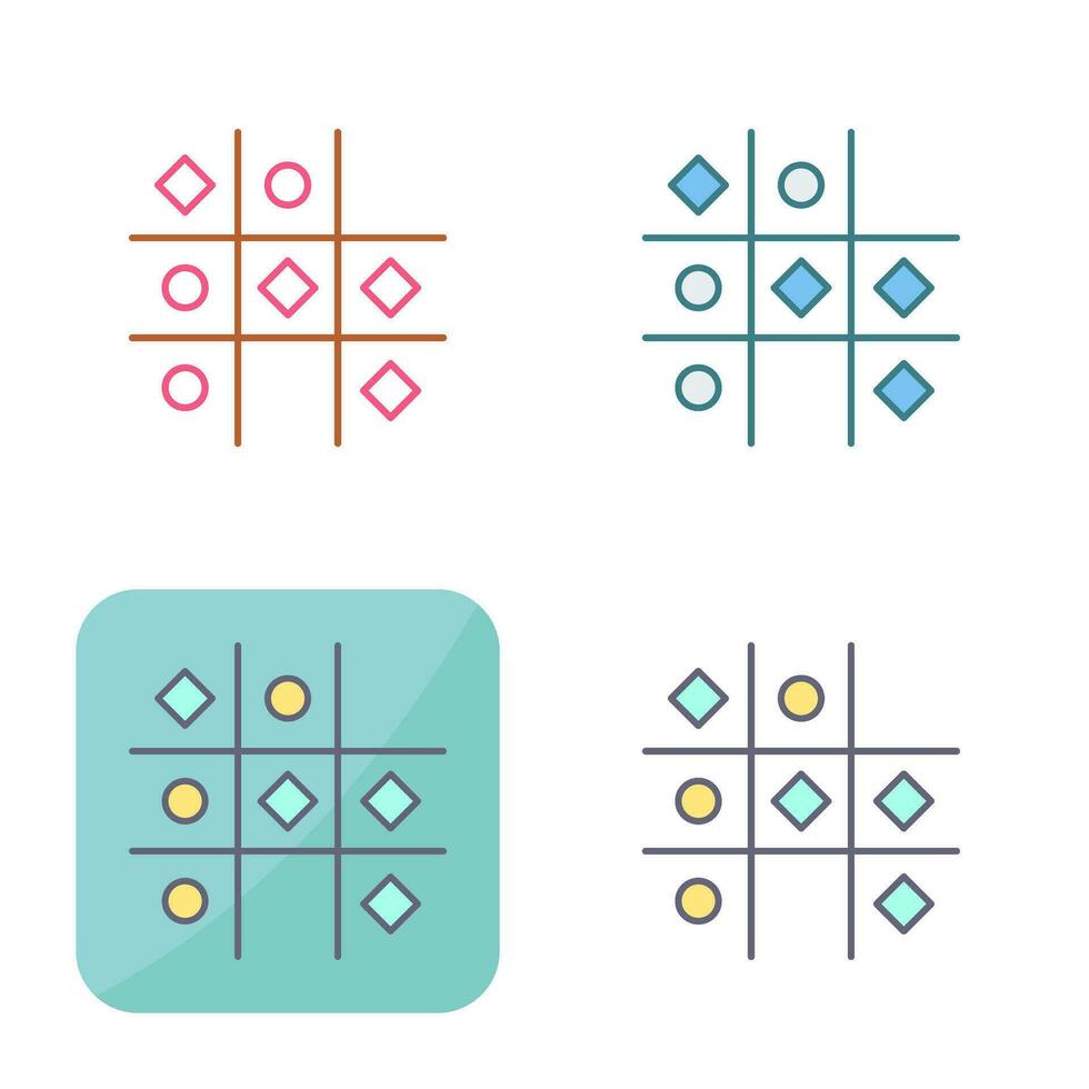 Tic Tac Toe Vector Icon