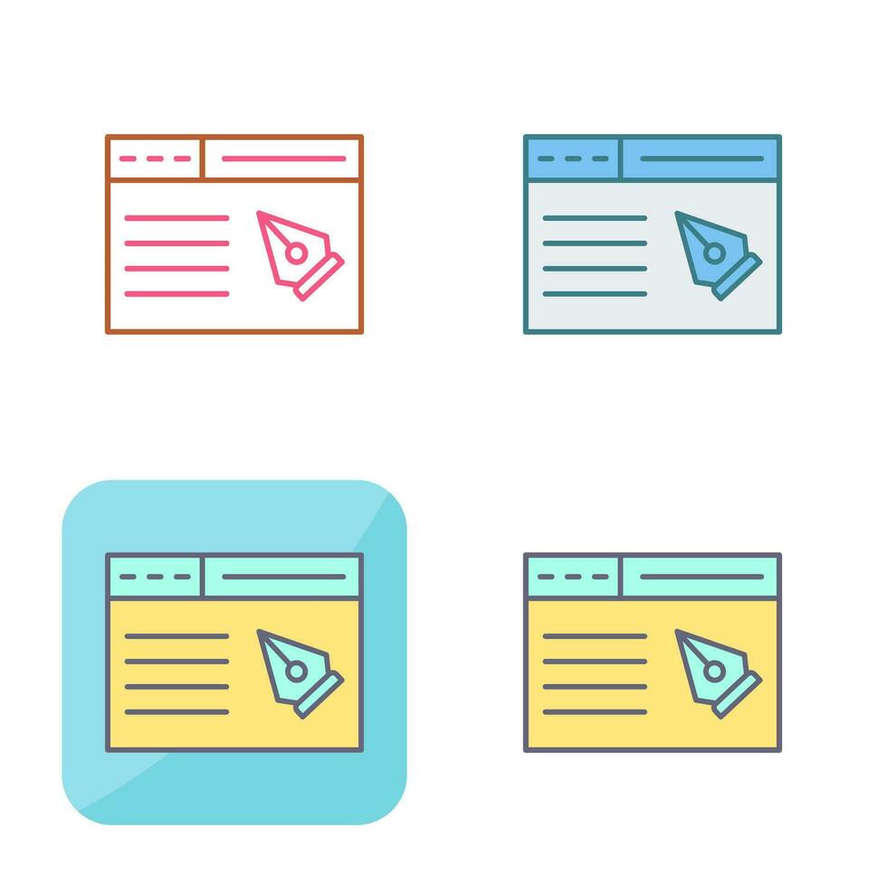 Web Page Vector Icon