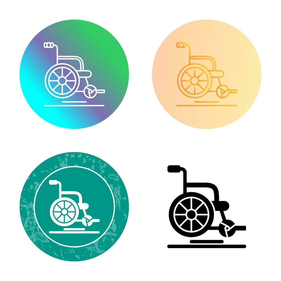 Wheel Chair Vector Icon