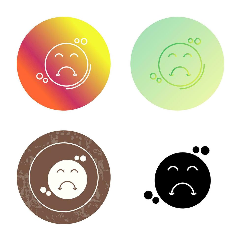 Upset Vector Icon