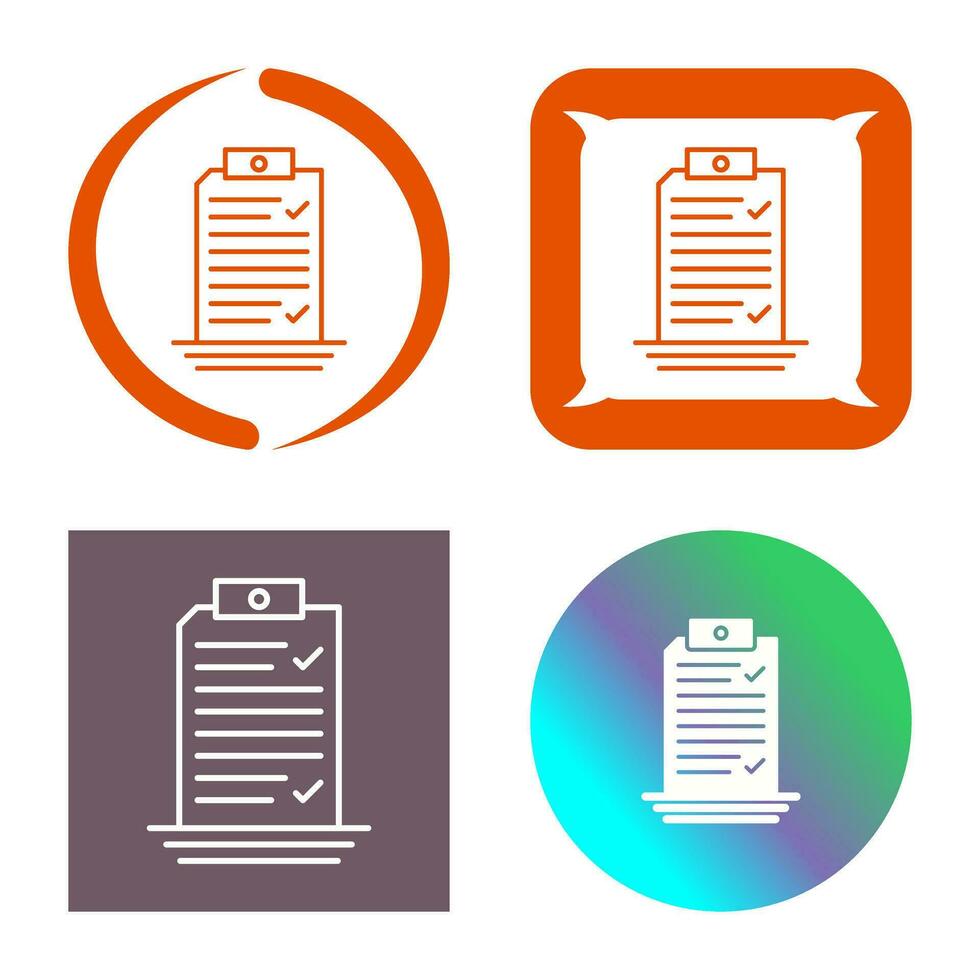 Check List Vector Icon
