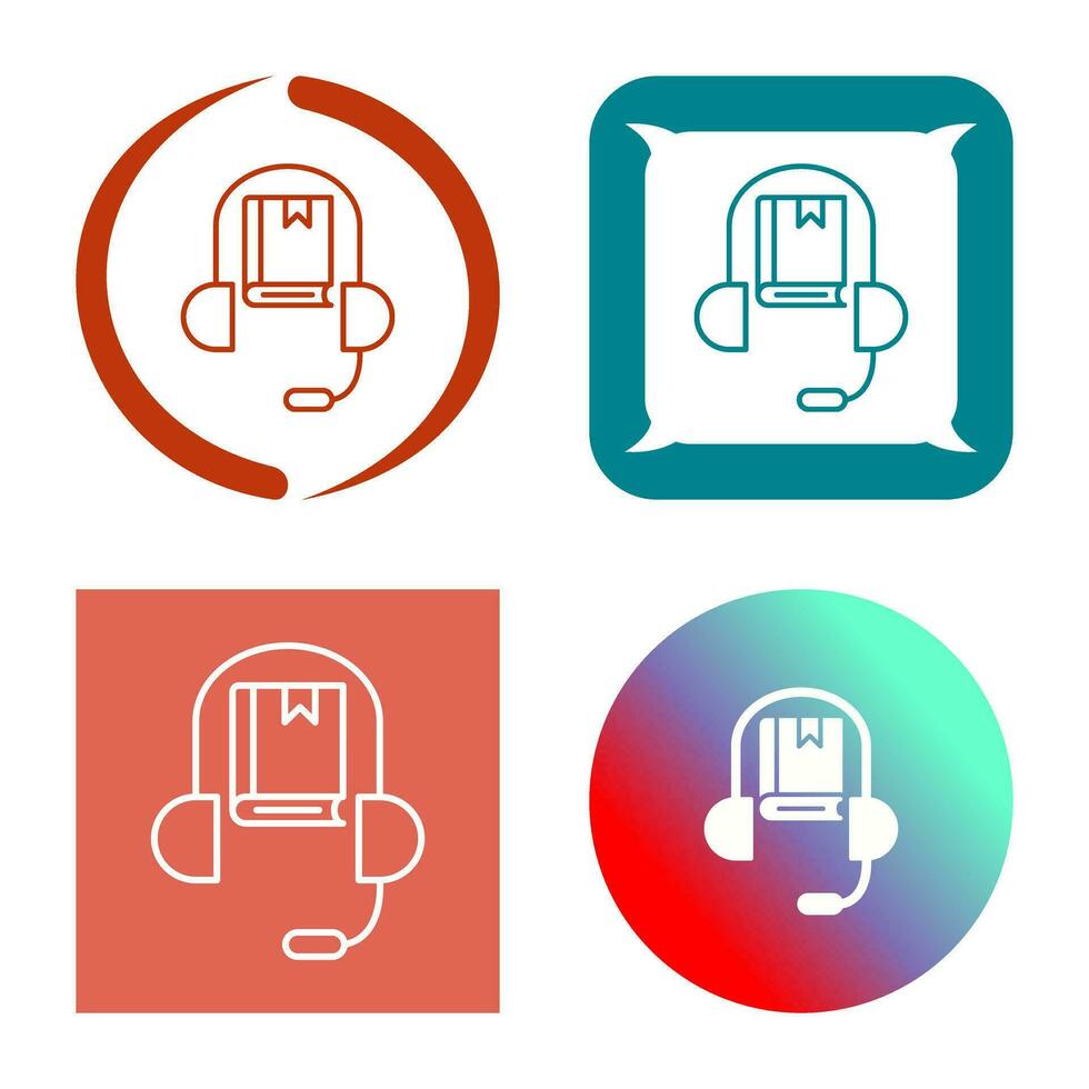 Audio Book Vector Icon