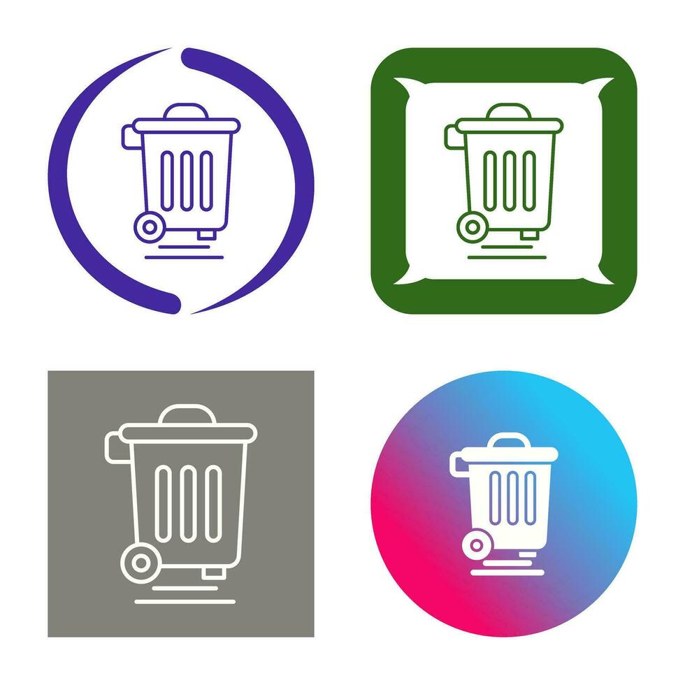 Dustbin Vector Icon