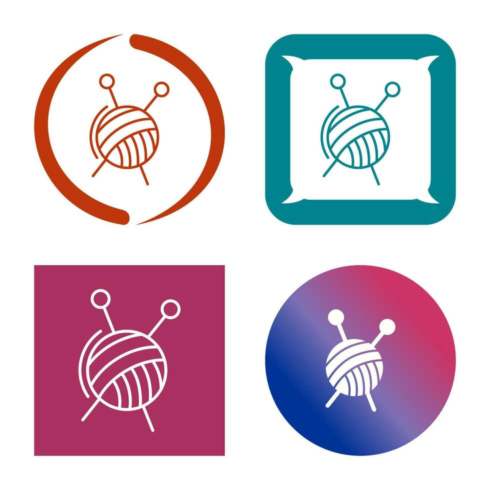 Knitting Vector Icon