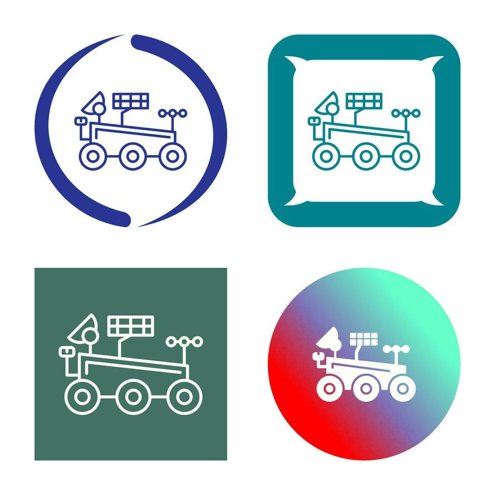 Mars Rover Vector Icon