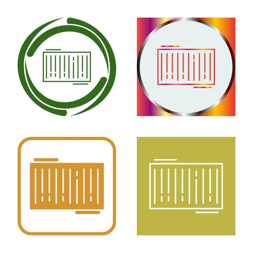 Barcode Vector Icon