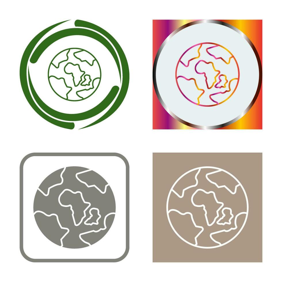 Earth Vector Icon