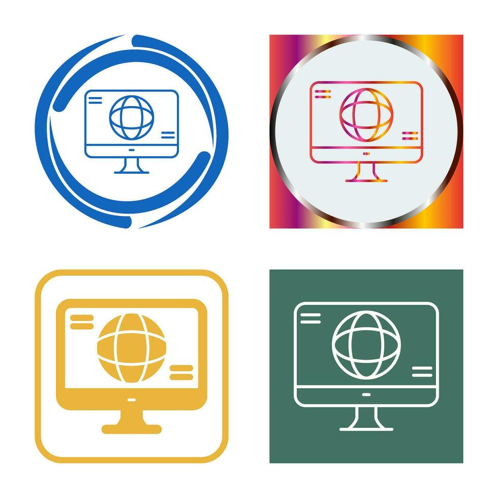 Monitor Vector Icon