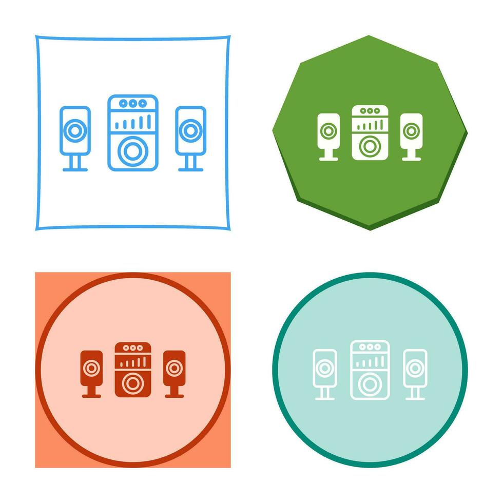 Sound System Vector Icon