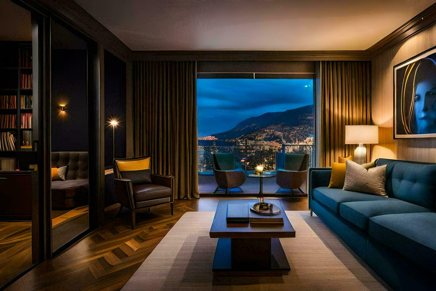 the suite at the ritz carlton, monaco. AI-Generated photo