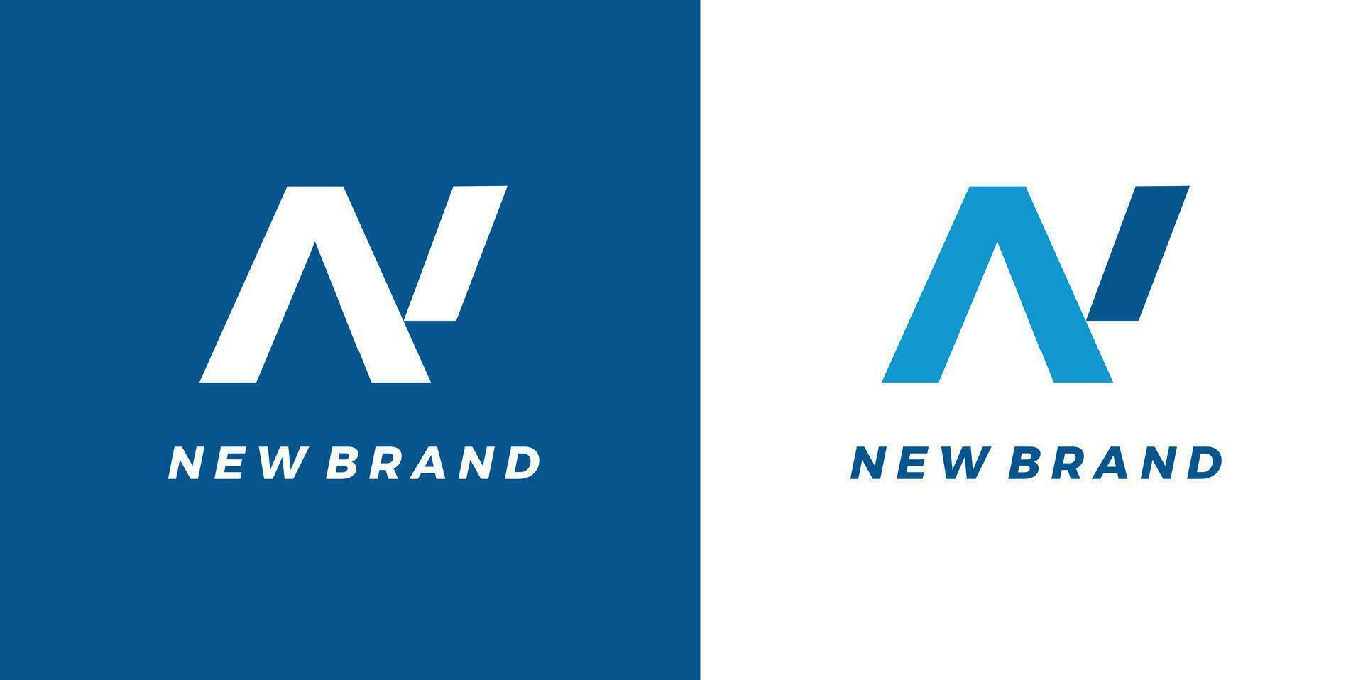 letra norte icono y logo modelo. nuevo diseño, elegante, y sencillo tipográfico , gratis vector