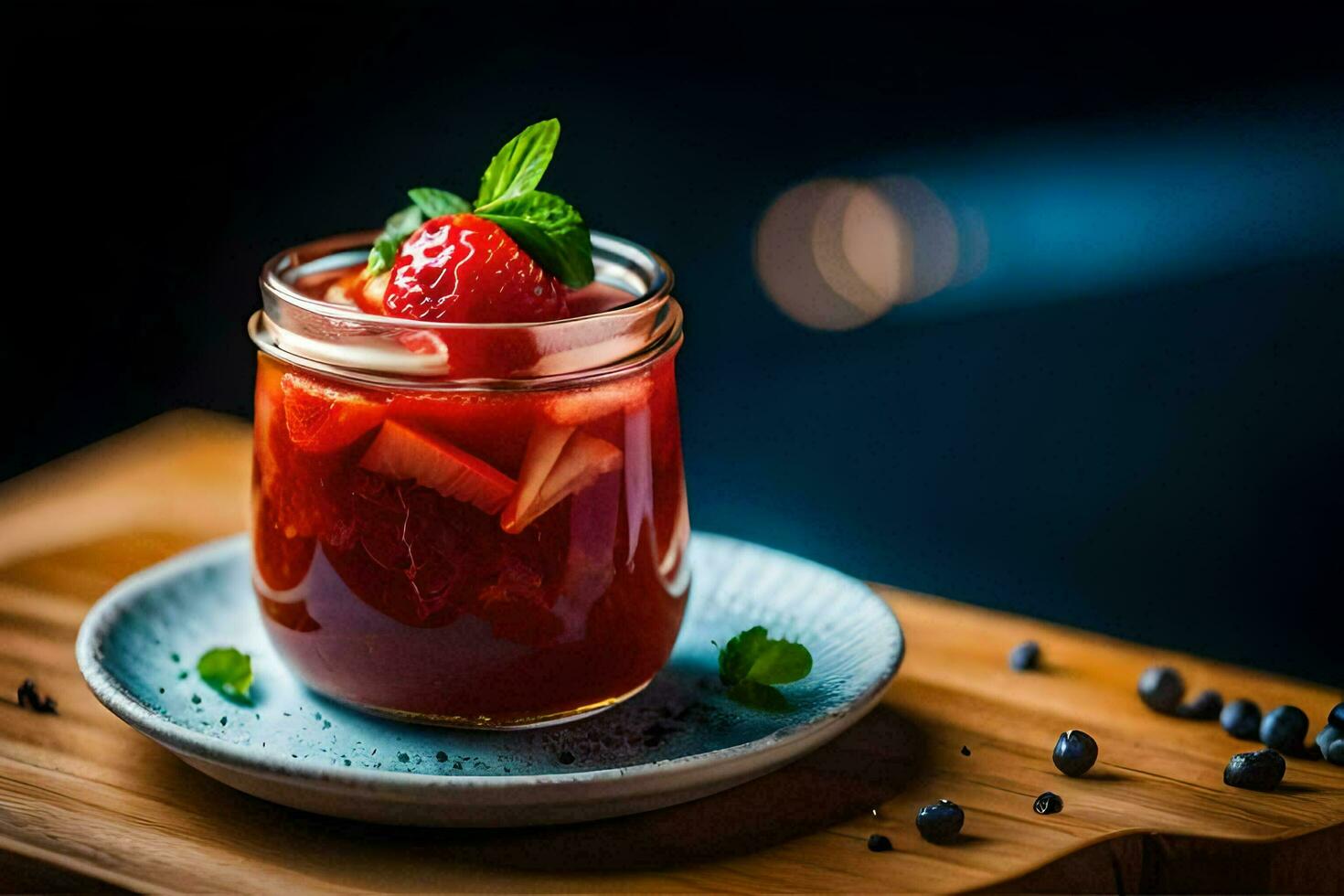 el mejor fresa mermelada recetas para el verano. generado por ai foto