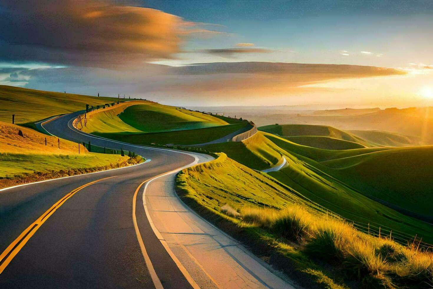 the road to success is paved with good intentions. AI-Generated photo