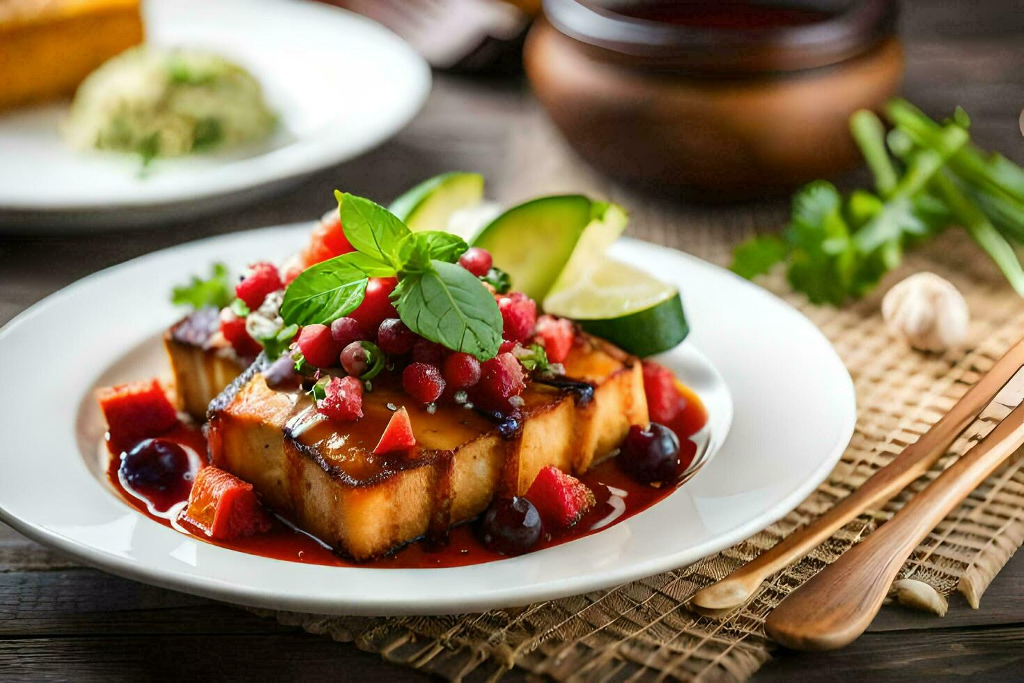 the best tofu recipes for vegetarians and vegans. AI-Generated photo