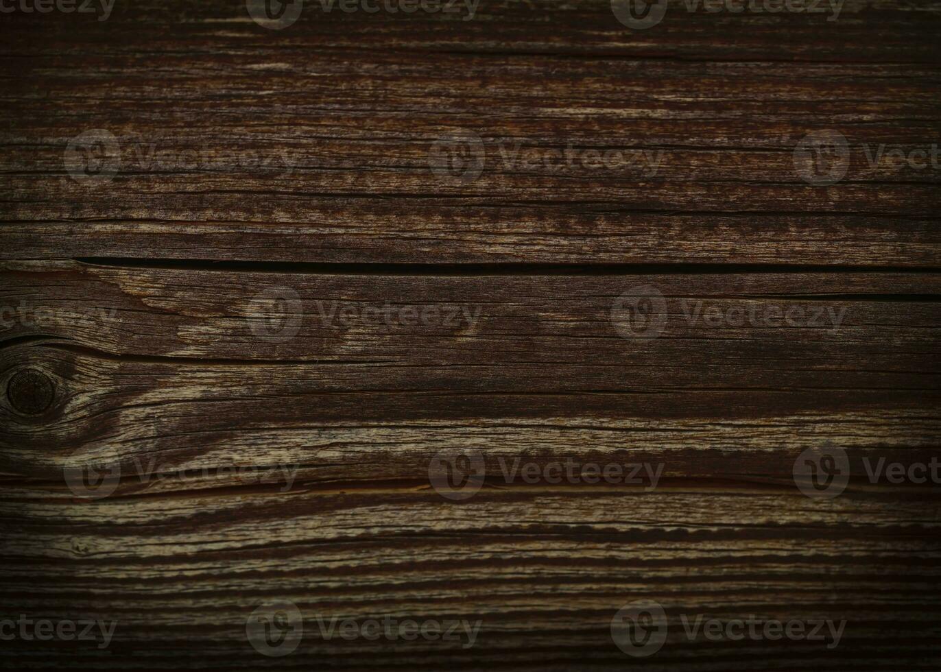 Dark brown textured wood background. photo