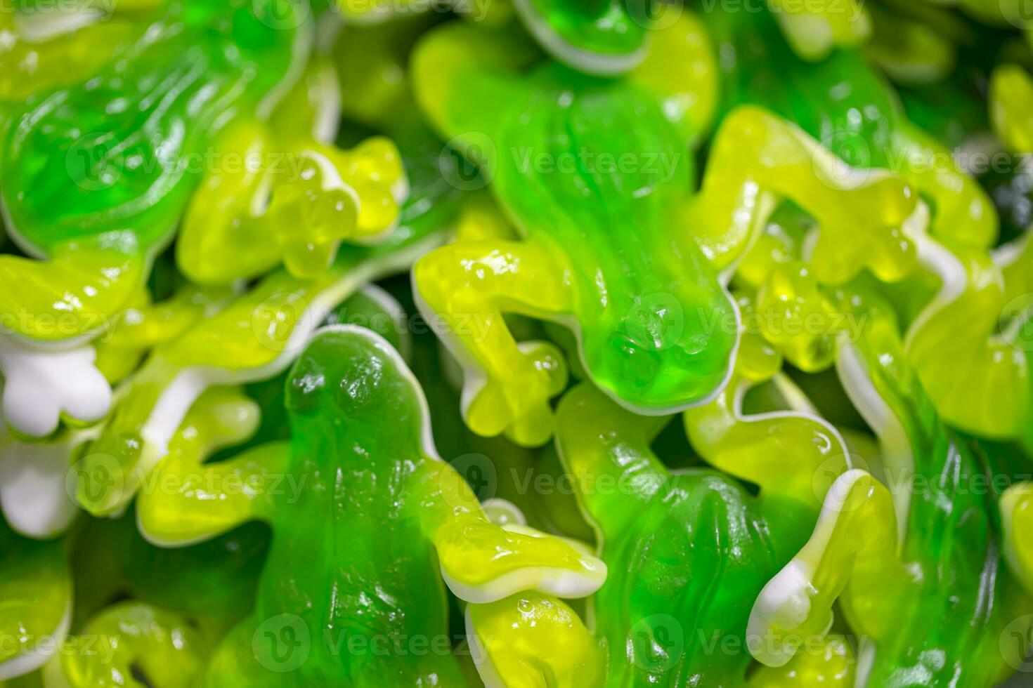 Sweets background. Bright gummy candies close-up. Close-up of colorful jujube background pattern photo